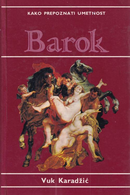 Barok - Gordana Petrović, naslovnica knjige