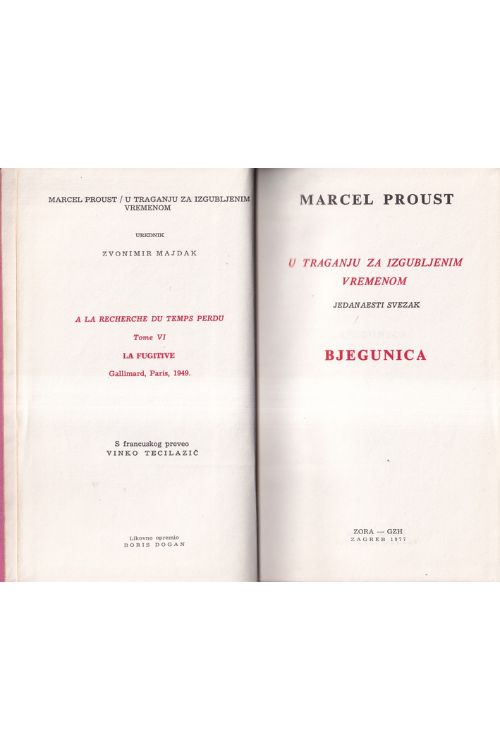 Bjegunica - Marcel Proust