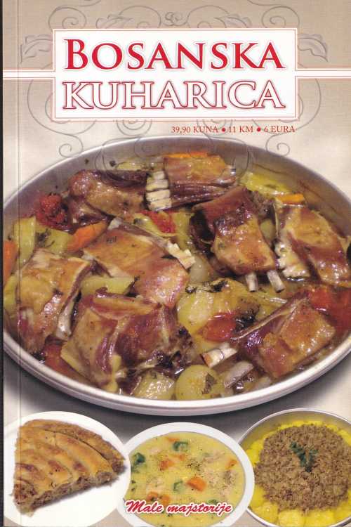 Bosanska kuharica - Mirko J. Janjić, naslovnica knjige