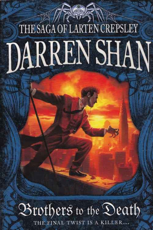 Brothers to the Death - Darren Shan, naslovnica knjige