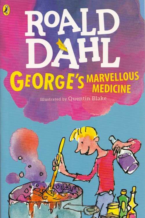 George's Marvelous Medicine - Roald Dahl, naslovnica knjige