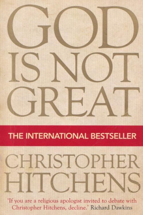 God is Not Great - Christopher Hitchens, naslovnica knjige