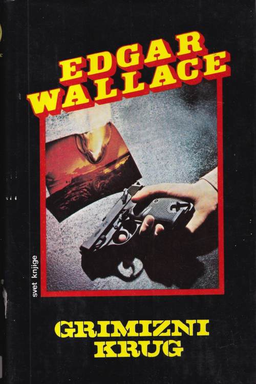 Grimizni krug - Edgar Wallace, naslovnica knjige
