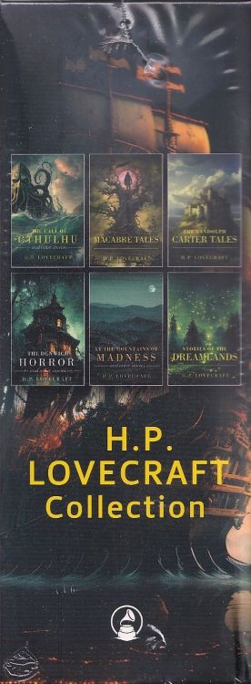 H.P. Lovecraft collection, book set cover.