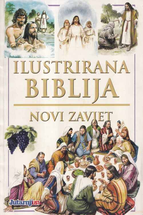 Ilustrirana Biblija - Novi zavjet, naslovnica knjige