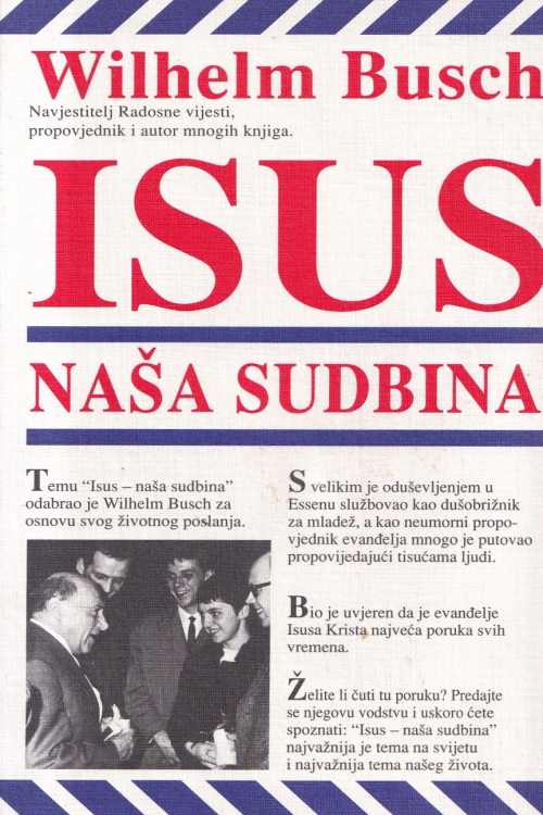 Isus naša sudbina - Wilhelm Busch, naslovnica knjige