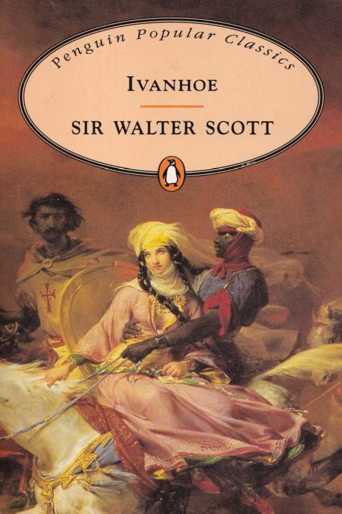 Ivanhoe - Sir Walter Scott, naslovnica knjige