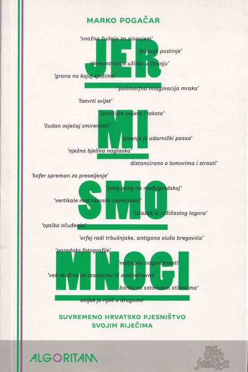 Jer mi smo mnogi - Marko Pogačar, naslovnica knjige