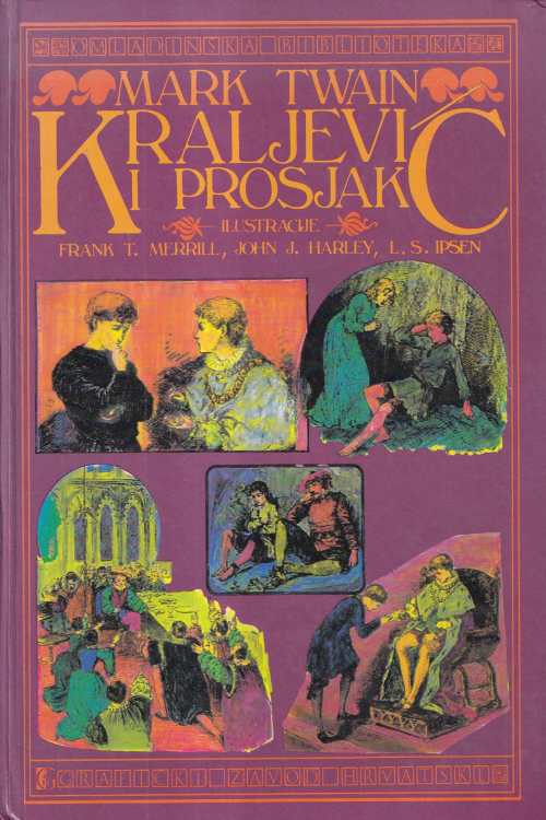 Kraljević i prosjak - Mark Twain, naslovnica knjige