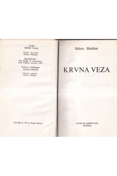 Krvna veza - Sidney Sheldon