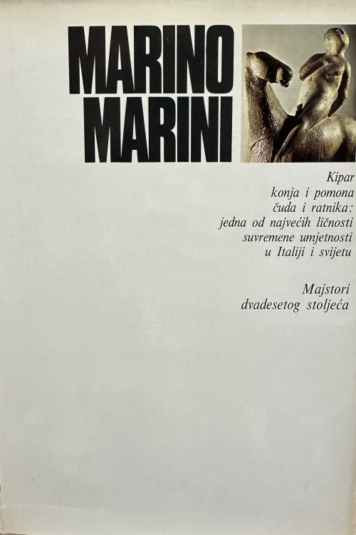 Majstori dvadesetog stoljeća: Marino Marini - Alberto Busignani, naslovnica knjige