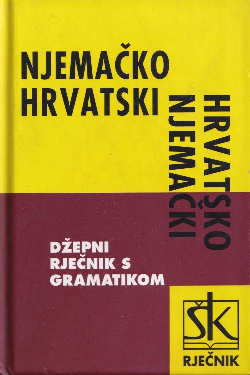 Njemačko - hrvatski džepni rječnik s gramatikom - Ivo Medić | Irena Medić | Silvija Bosner, naslovnica knjige