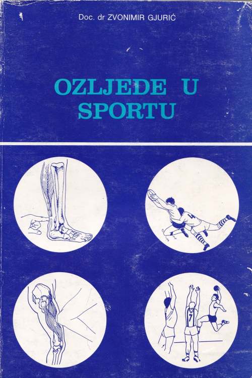 Ozljede u sportu - Zvonimir Gjurić, naslovnica knjige