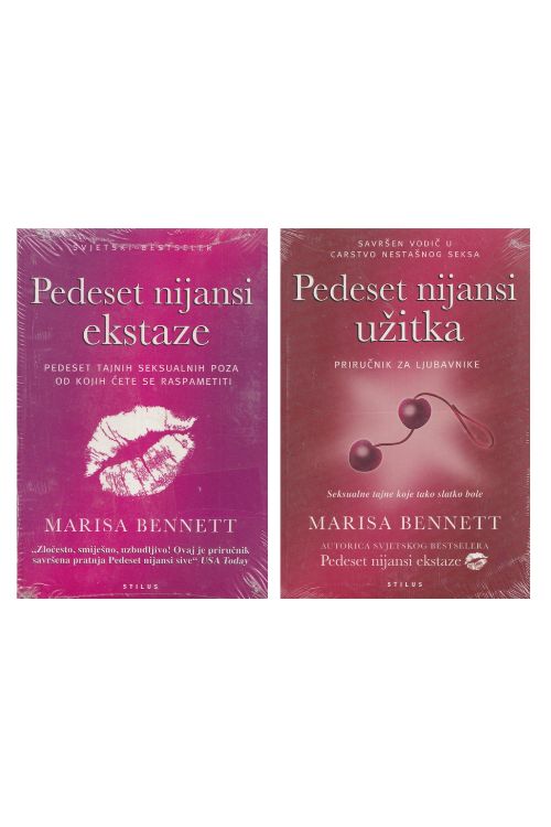 Pedeset nijansi užitka | Pedeset nijansi ekstaze - Marisa Bennett, naslovnica knjige