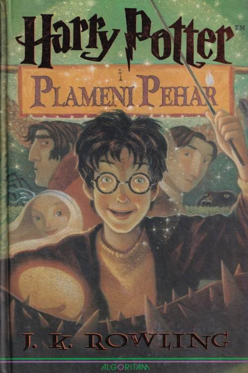 Harry Potter i plameni pehar - J. K. Rowling, naslovnica knjige