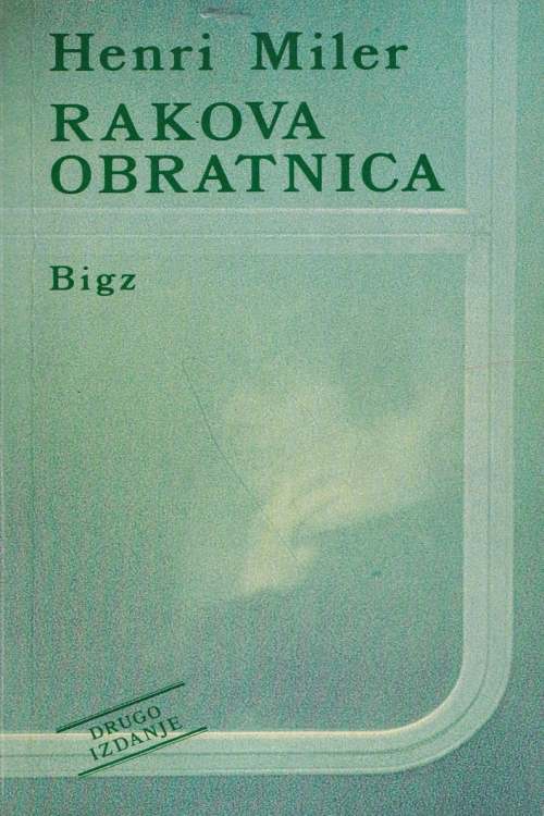 Rakova obratnica - Henry Miller, naslovnica knjige