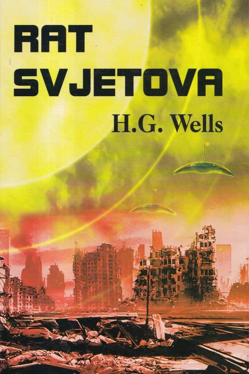 Rat svjetova - H.G. Wells , naslovnica knjige