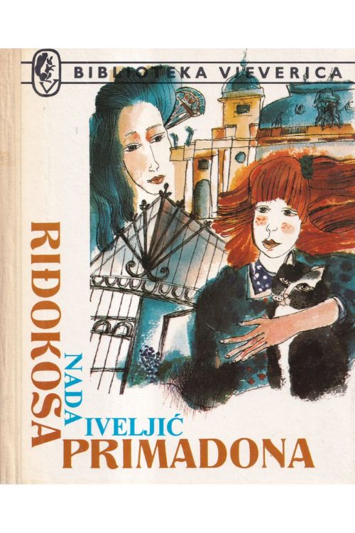 Riđokosa primadona - Nada Iveljić, naslovnica knjige