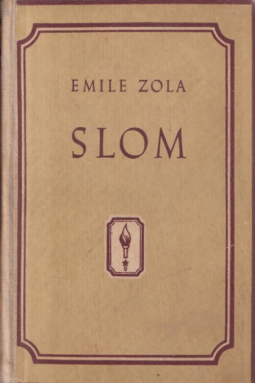 Slom - Emile Zola, naslovnica knjige