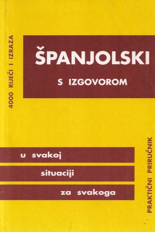 Španjolski s izgovorom - Dušan Vitas, naslovnica knjige