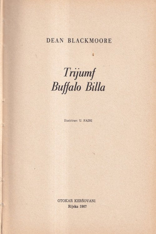 Trijumf Buffalo Billa - Dean Blackmoore