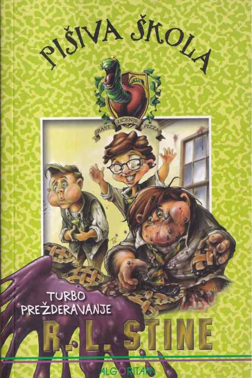 Pišiva škola: Turbo preživljavanje - R.L. Stine, naslovnica knjige