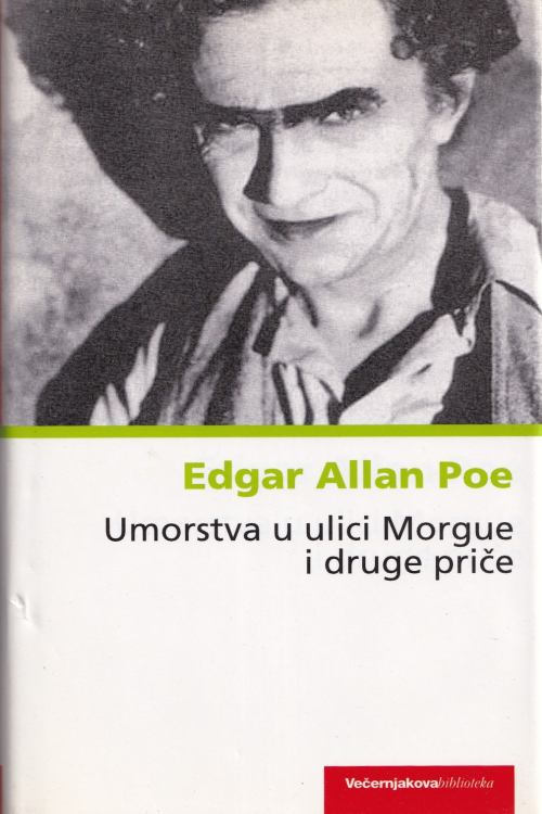 Umorstva u ulici Morgue i druge priče - Edgar Allan Poe, naslovnica knjige