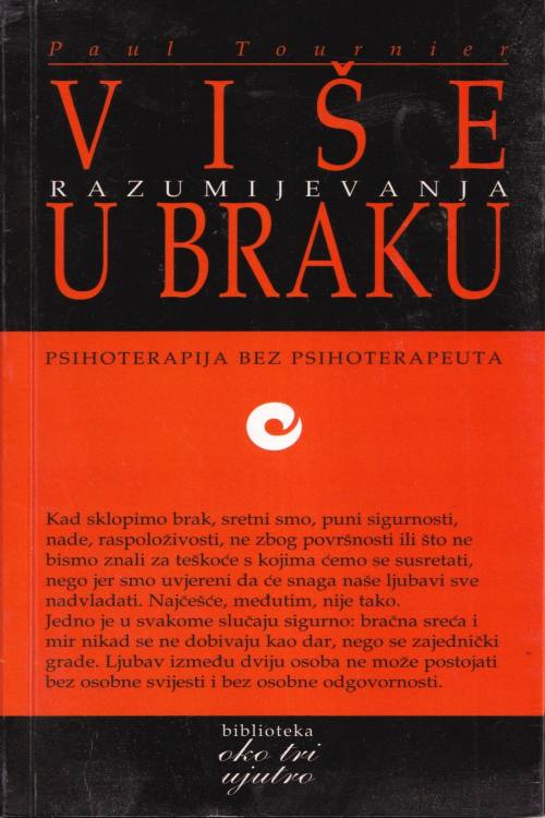 Više razumijevanja u braku - Paul Tournier, naslovnica knjige