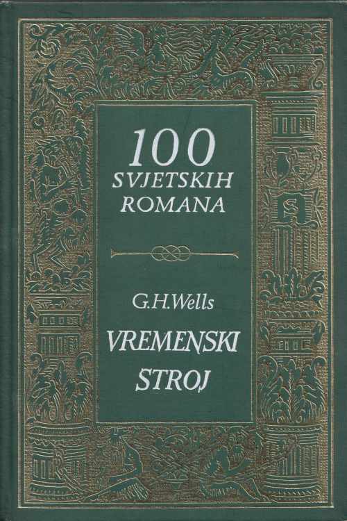 Vremenski stroj - G.H. Wells, naslovnica knjige