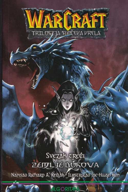 Warcraft Zemlje duhova svezak treći, naslovnica knjige