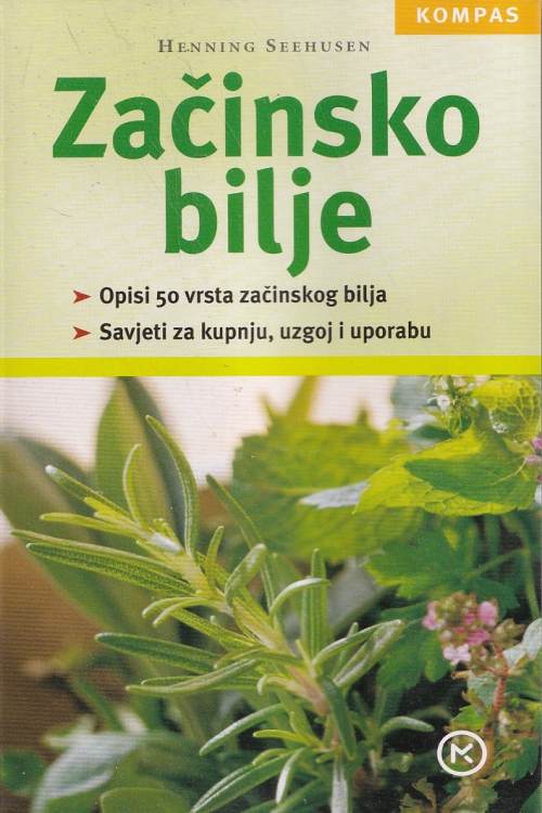 Začinsko bilje - Henning Seehusen, naslovnica knjige