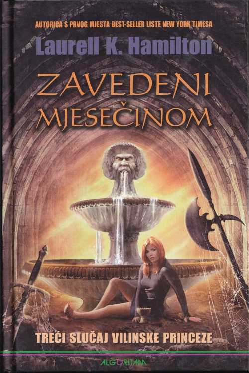 Zavedeni mjesečinom - Laurell K. Hamilton, naslovnica knjige