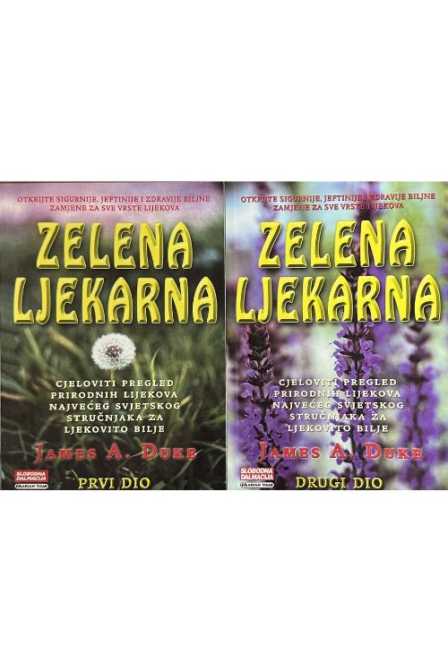Zelena ljekarna 1 - 2 - James A. Duke, naslovnica knjige