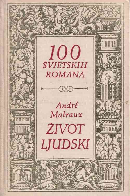 Život ljudski - Andre Malraux, naslovnica knjige