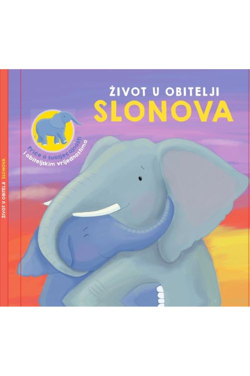 Život u obitelji slonova, naslovnica knjige