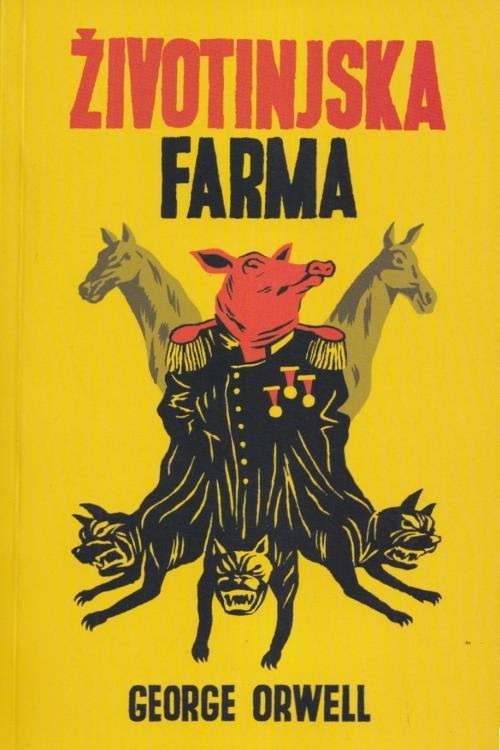 Životinjska farma - George Orwell, naslovnica knjige