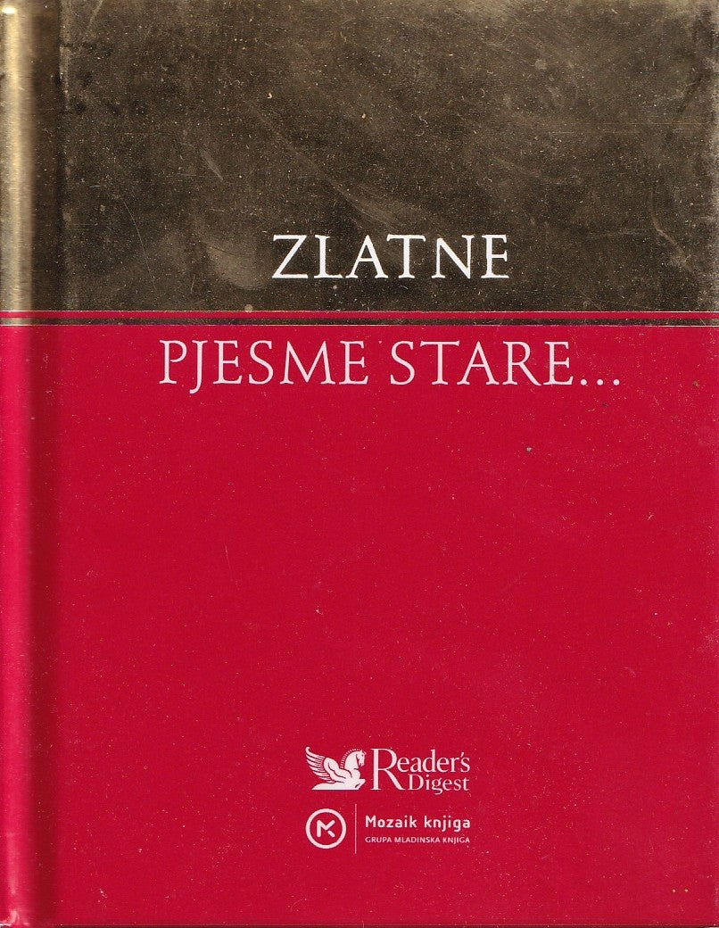 Zlatne pjesme stare , naslovnica knjige