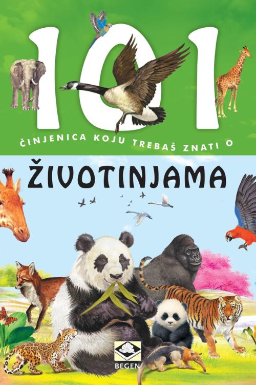 101 činjenica koju trebaš znati o životinjama, naslovnica knjige