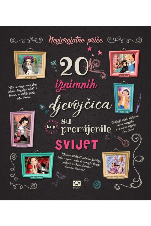 20 iznimnih djevojčica koje su promijenile svijet, naslovnica knjige