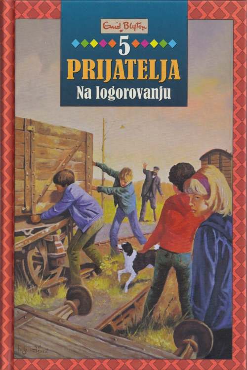 5 prijatelja: Na logorovanju - Enid Blyton, naslovnica knjige