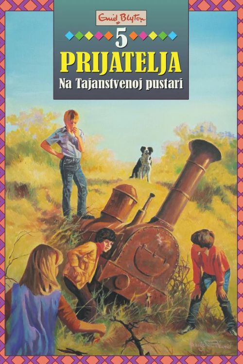 5 prijatelja: Na Tajanstvenoj pustari - Enid Blyton, naslovnica knjige