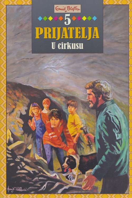5 prijatelja - U cirkusu - Enid Blyton, naslovnica knjige