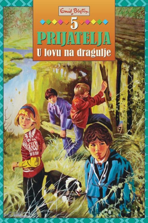 5 prijatelja: U lovu na dragulje - Enid Blyton, naslovnica knjige