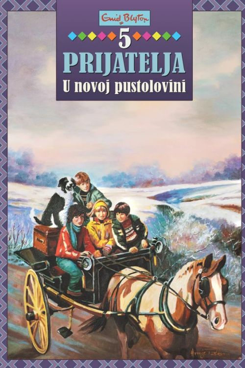 5 prijatelja: U novoj pustolovini - Enid Blyton, naslovnica knjige