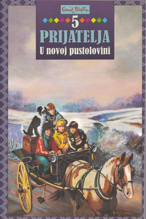5 prijatelja - U novoj pustolovini - Enid Blyton, naslovnica knjige