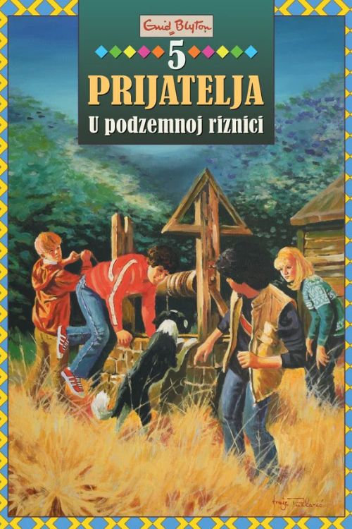 5 prijatelja: U podzemnoj riznici - Enid Blyton, naslovnica knjige