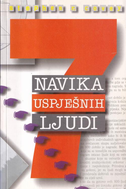 7 navika uspješnih ljudi - Stephen R. Covey, naslovnica knjige