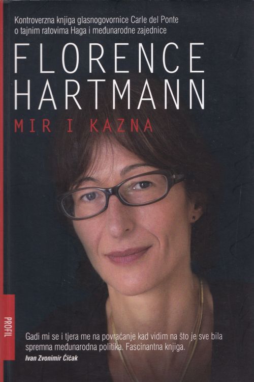 Mir i kazna - Florence Hartman, naslovnica knjige