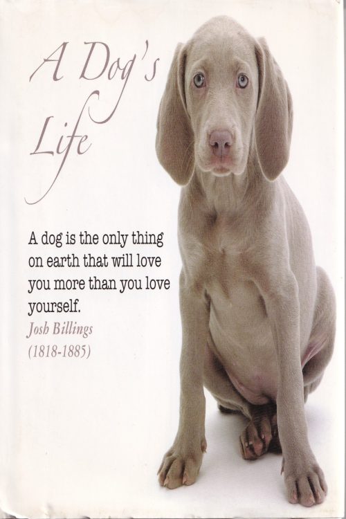 A Dog's Life , naslovnica knjige