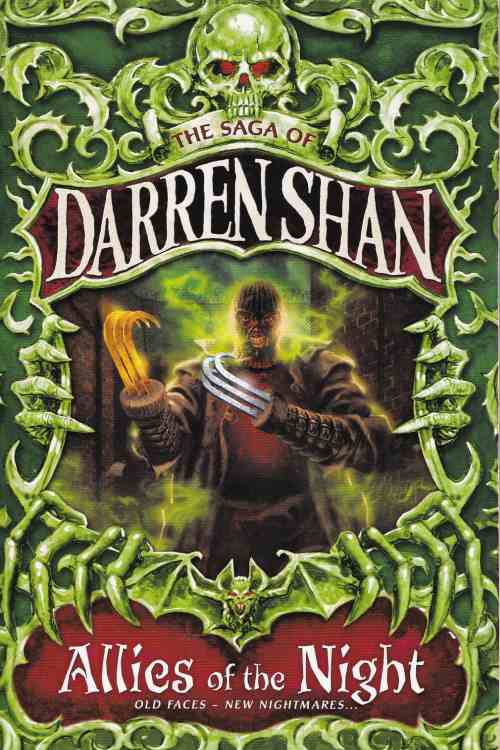 Allies of the Night - Darren Shan, naslovnica knjige